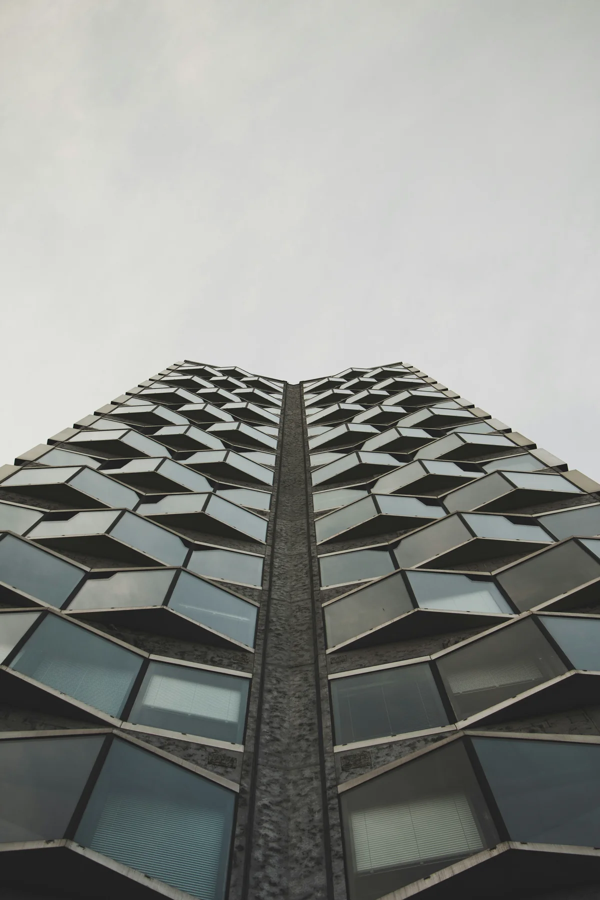 Architectural aluminium and glass facade